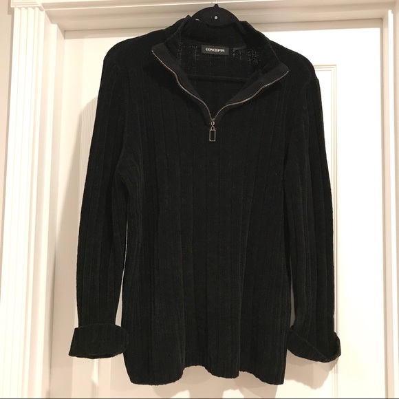 Concepts Black Soft Sweater - Picture 3 of 7